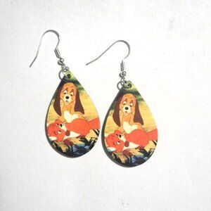 Fox and the Hound Movie Earrings